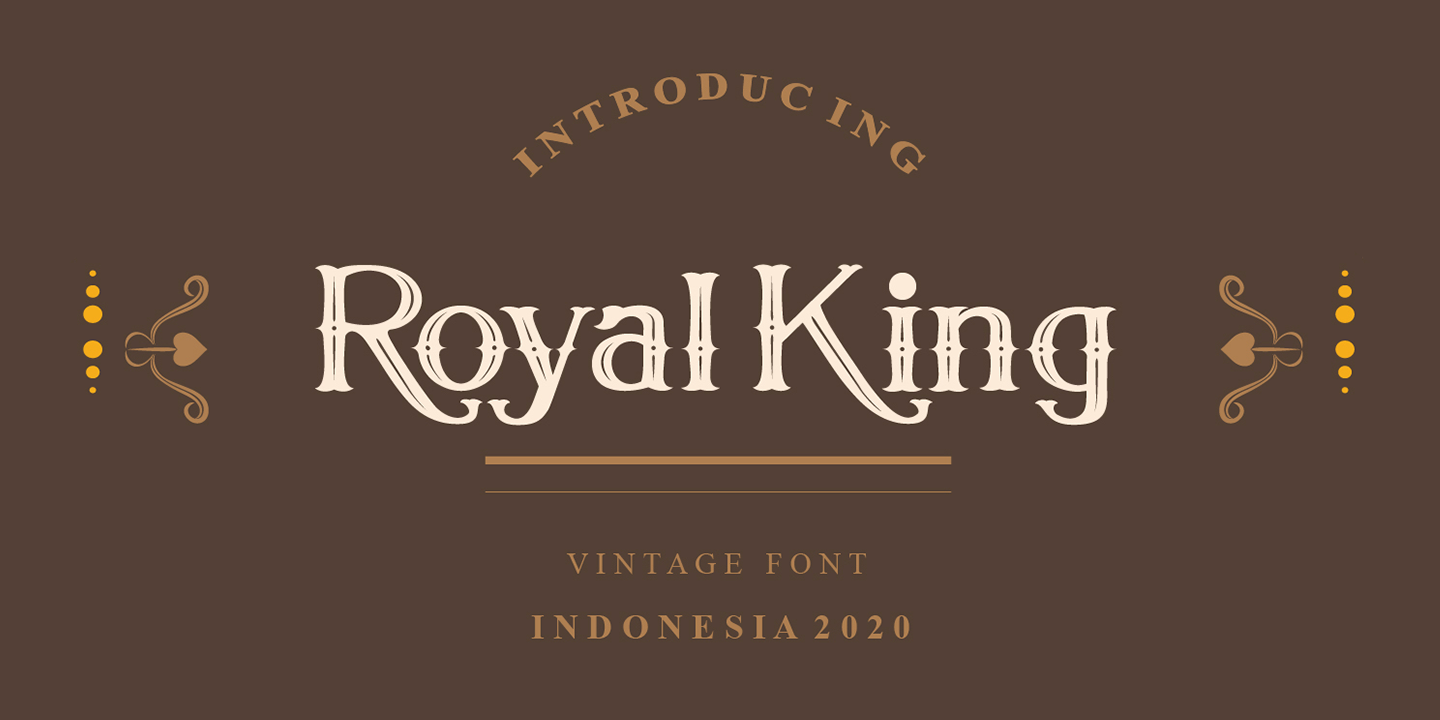Royal King Font preview